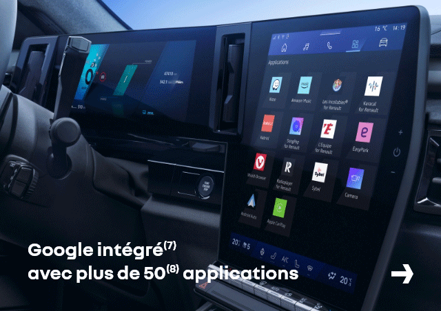 son haute-fidélité Harman Kardon®(3) / Google intégré(7) avec plus de 50(8) applications / toit verre panoramique opacifiant solarbay®(9) / volume de chargement jusqu’à 627 L(10) / système 4 control advanced(3)
